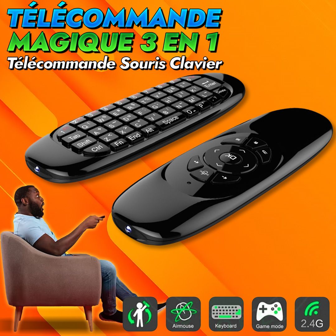 Télécommande Magique 3 en 1 - Air Mouse-CNG