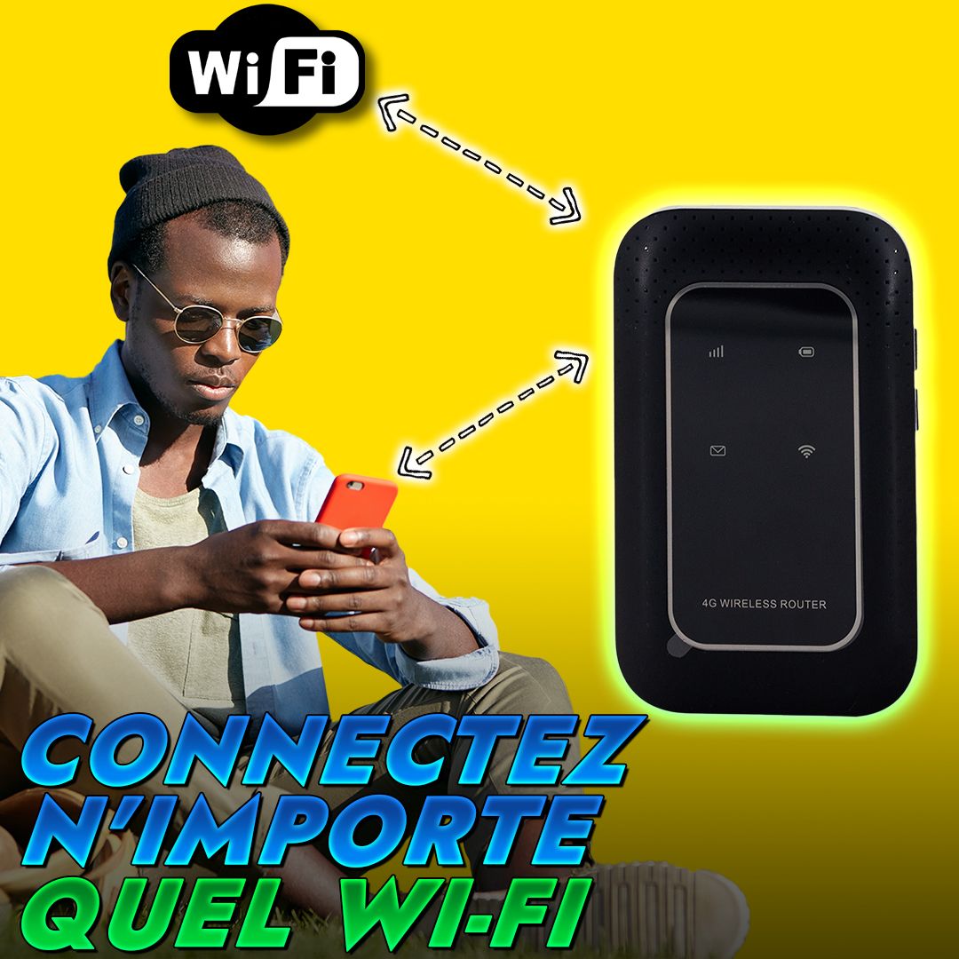 Routeur de poche 4G LTE et  Vous aide à trouver le code wifi-SN