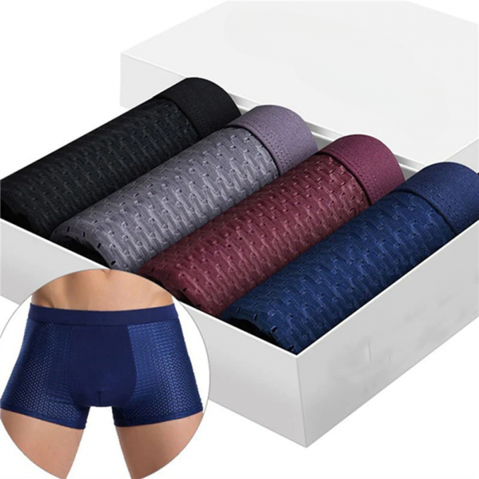 BOXER EN FIBRE DE BAMBOU x4-CNG