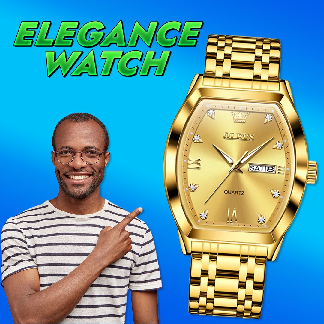 OLEVS DORÉ MONTRE BRACELET À QUARTZ